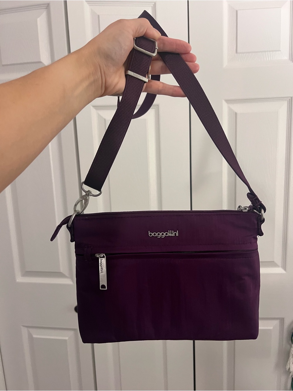 Baggallini Plum Purple Crossbody Bag